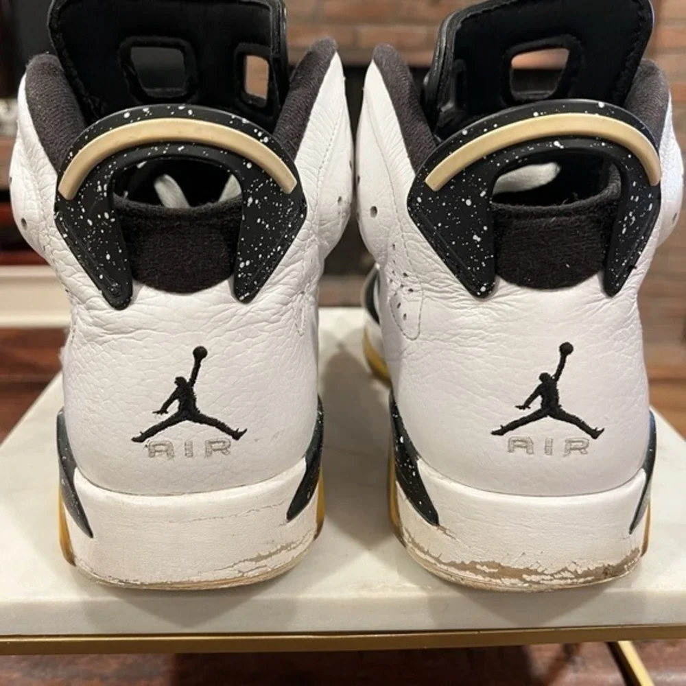 Air Jordan Retro VI 6 Oreo 2010 384664-101 Black/White Men's Size 10‎ No Box
